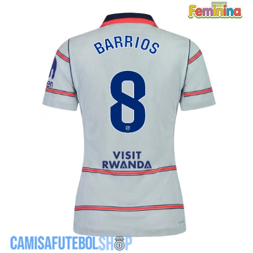 Camisa de time de futebol Atletico Madrid Pablo Barrios #8 Replicas 3º Equipamento Feminina 2026-27 Manga Curta